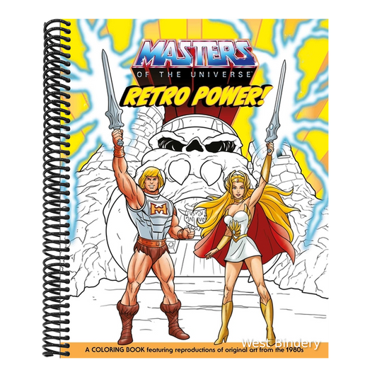 Masters of the Universe: Retro Power! Coloring Book