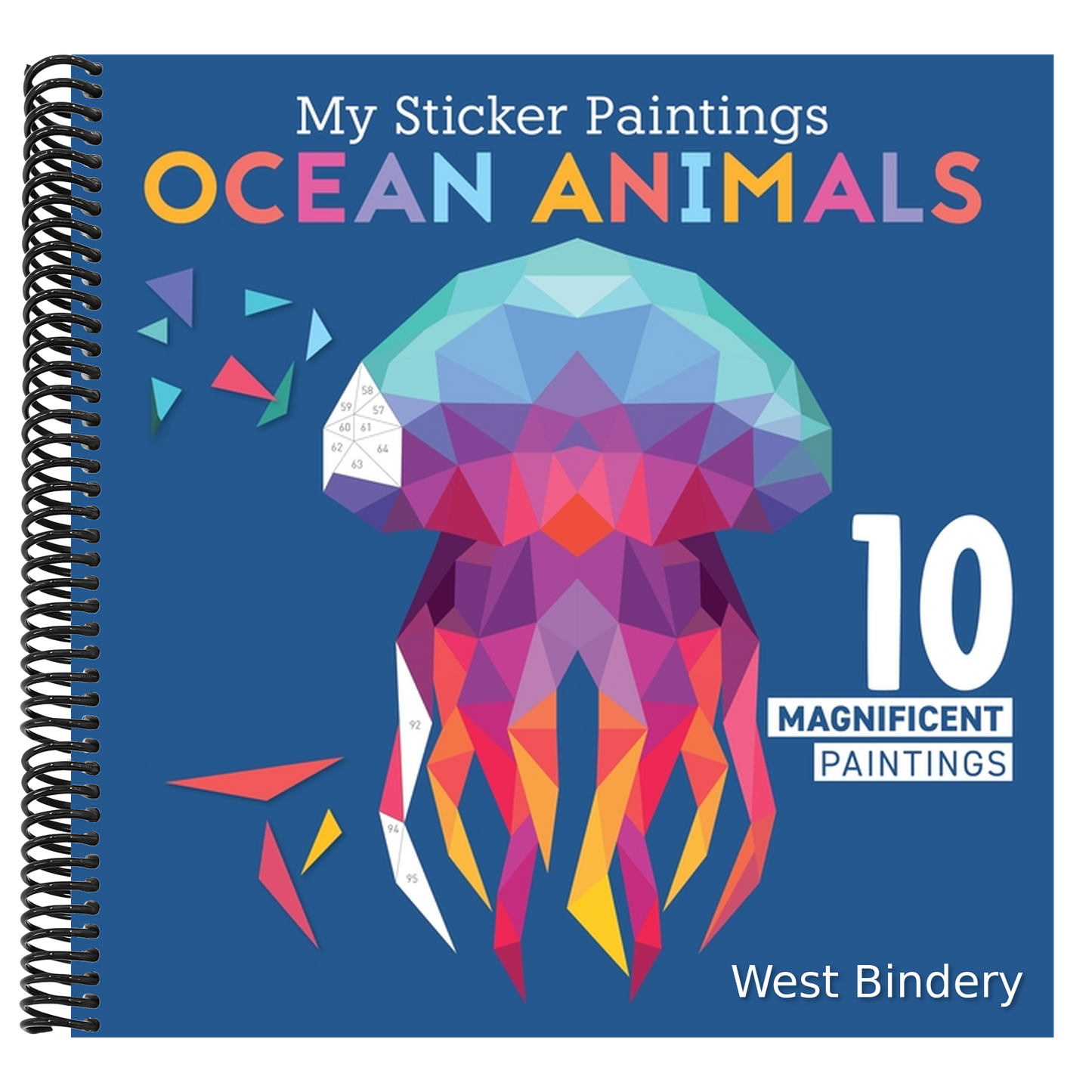 My Sticker Paintings: Ocean Animals: 10 Magnificent Paintings