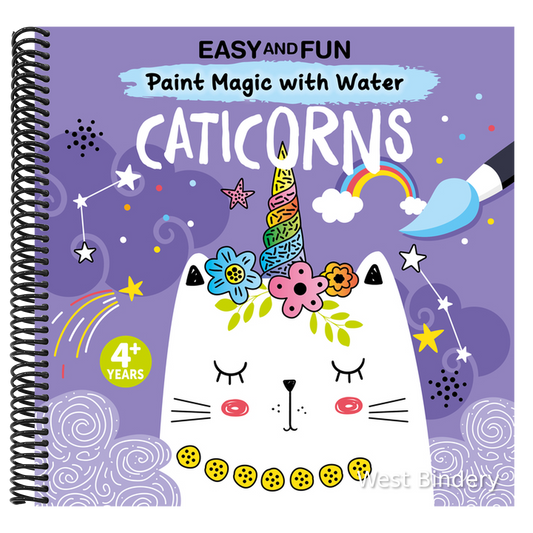 Easy and Fun Paint Magic with Water: Caticorns