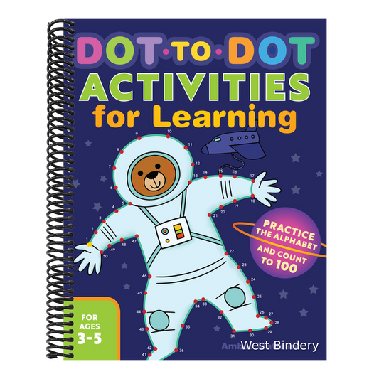 Dot-To-Dot Activities for Learning: Practice the Alphabet and Count to 100
