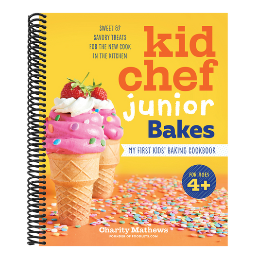 Kid Chef Junior Bakes: My First Kids Baking Cookbook (Spiral Bound)