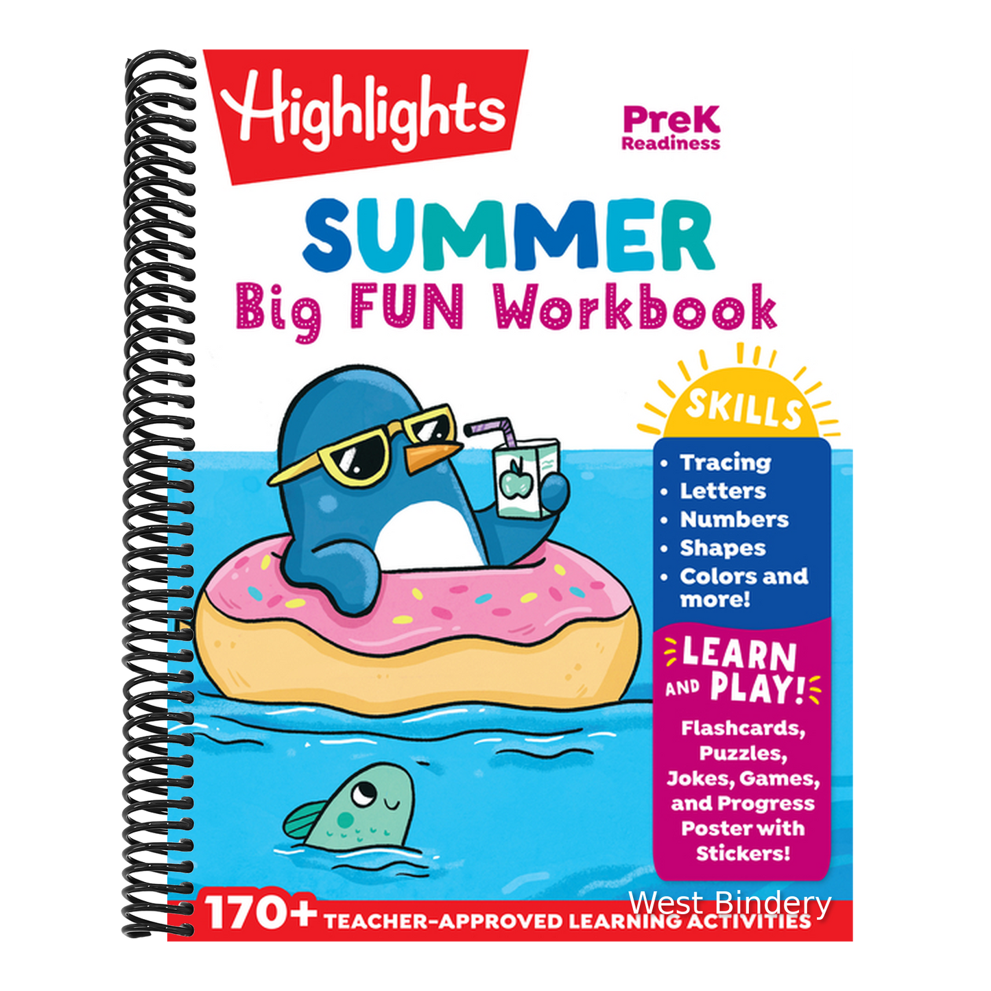 Summer Big Fun Workbook Preschool Readiness: Summer Preschool Learning Activity Book with Letter Tracing, Writing Practice and More for Kids Ages 3-5