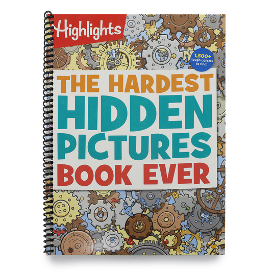 The Hardest Hidden Pictures Book Ever: Ultra-Challenging Brain Games for Kids Ages 8-12, Advanced Seek and Find Puzzles Book with Over 1,500 Hidden Object (Spiral Bound)