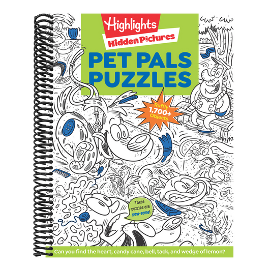 Pet Pals Puzzles (Highlights Hidden Pictures) (Spiral Bound)