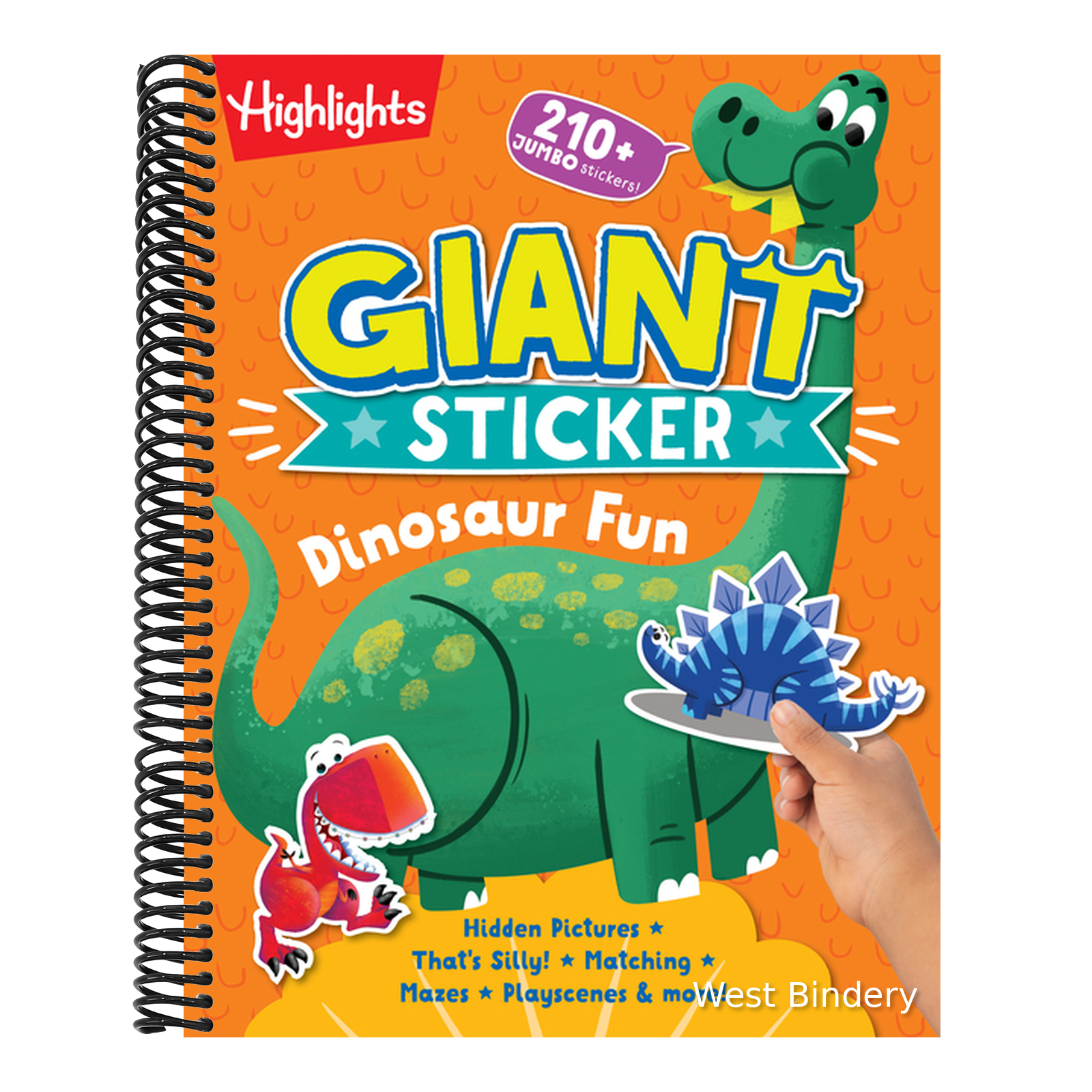 Fun Sticker Books Giant Sticker Dinosaur Fun – West Bindery