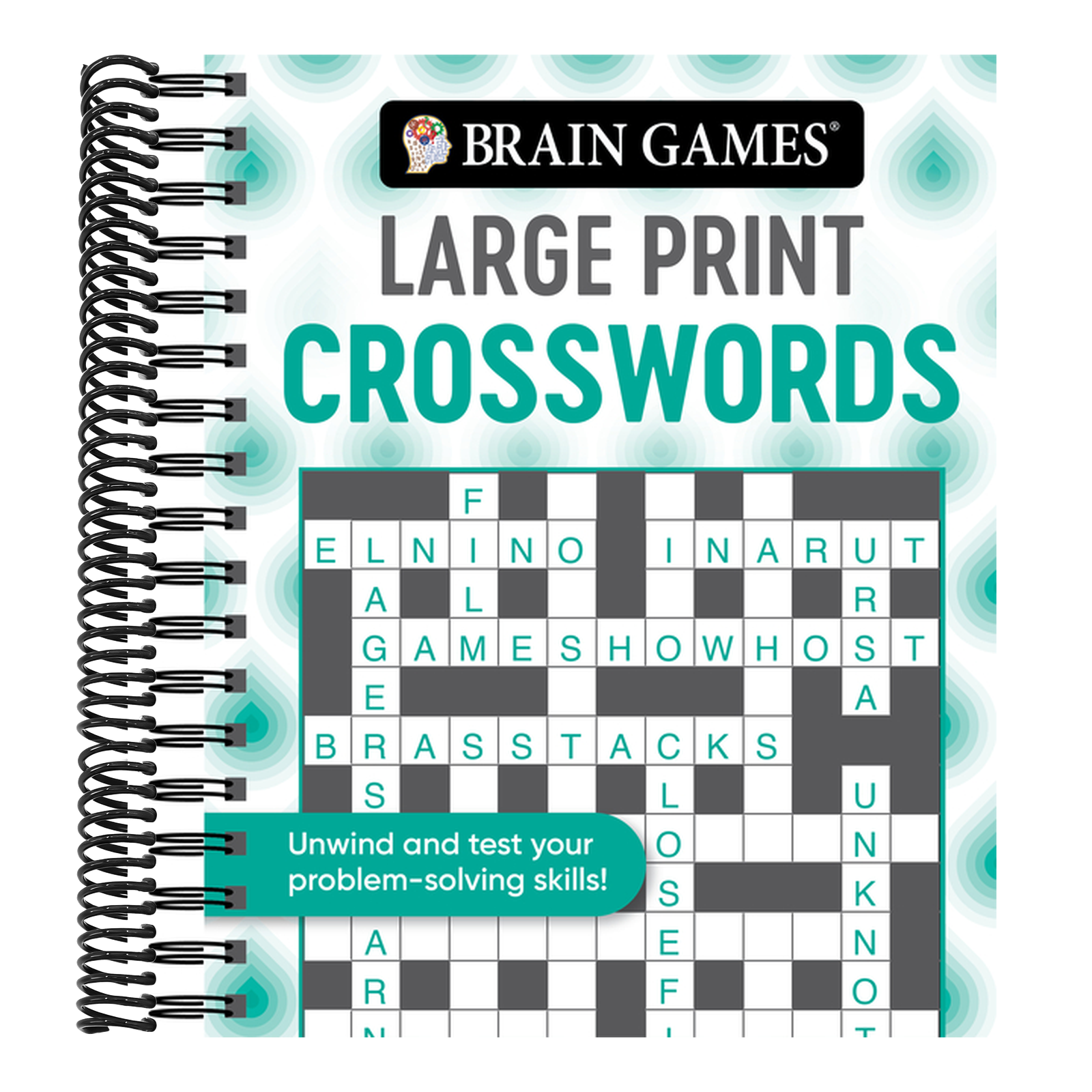 Brain Games - Large Print Crosswords: Unwind and Test Your Problem-Sol ...