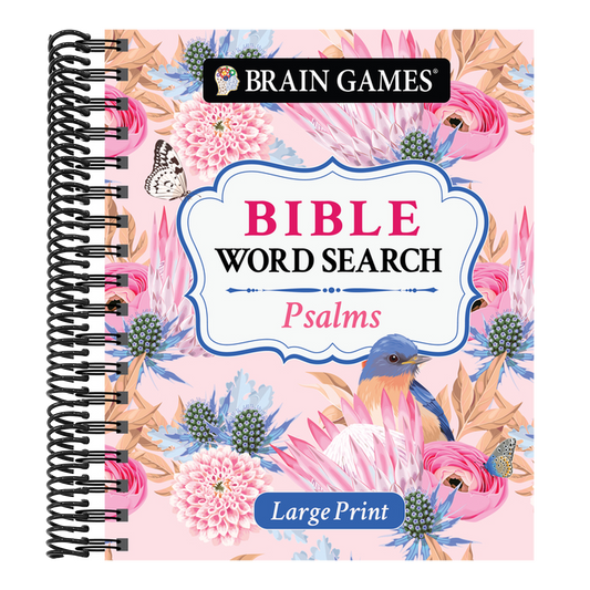 Brain Games - Large Print Bible Word Search: Psalms