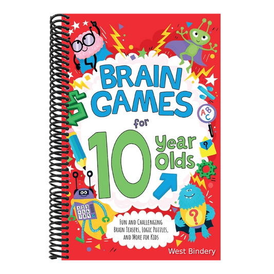 Brain Games for 10 Year Olds: Fun and Challenging Brain Teasers, Logic Puzzles, and More for Kids