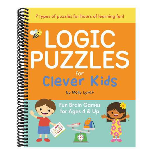 Logic Puzzles for Clever Kids: Fun Brain Games for Ages 4 & Up