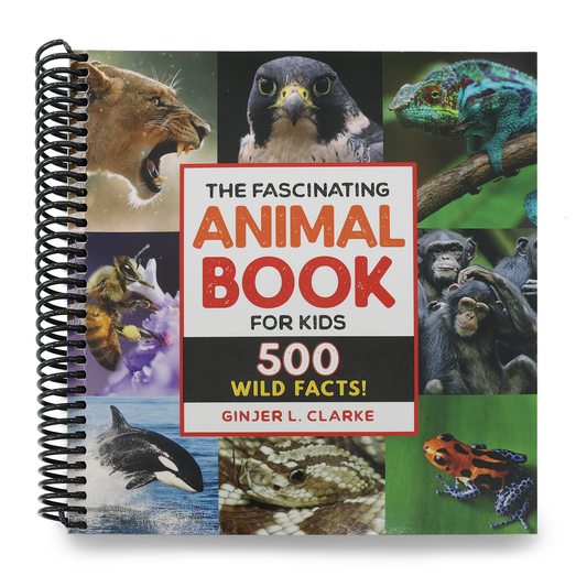 The Fascinating Animal Book for Kids: 500 Wild Facts! (Spiral Bound)