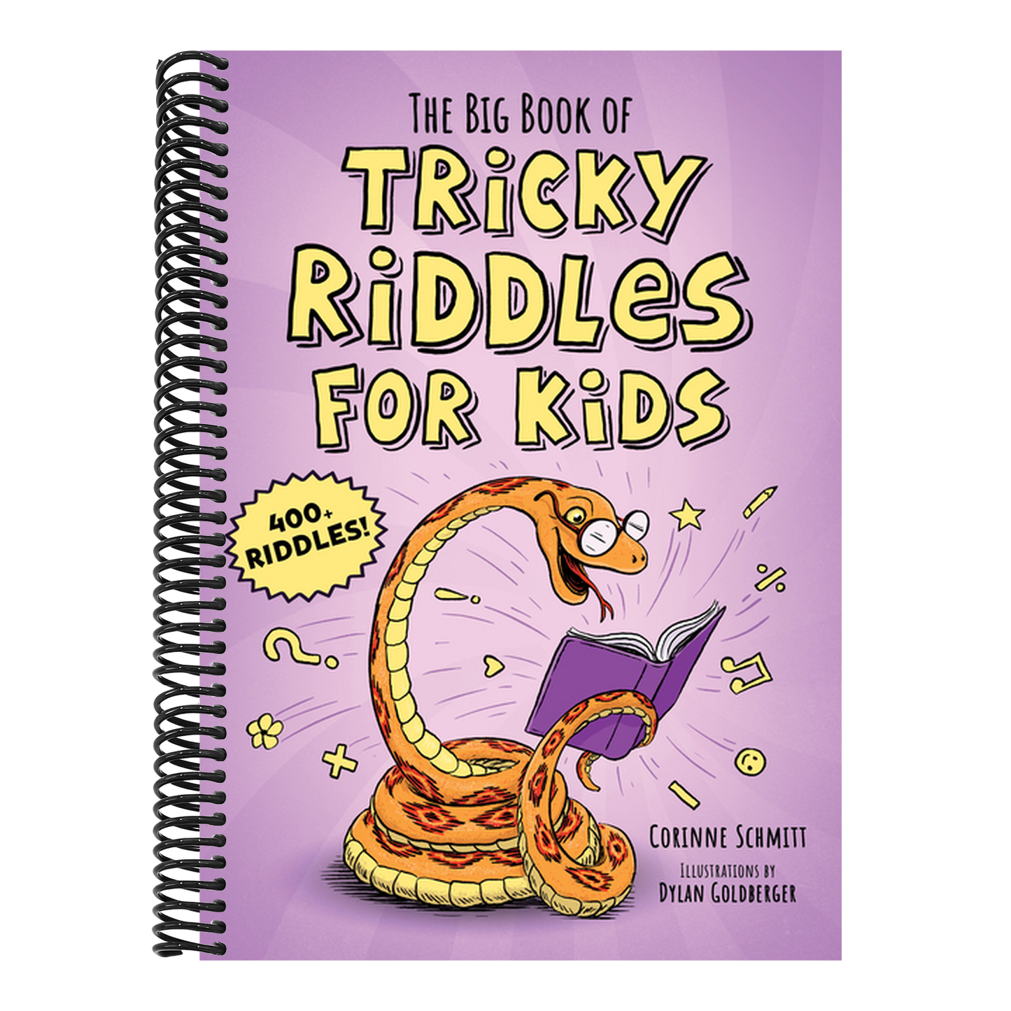 The Big Book of Tricky Riddles for Kids: 400+ Riddles! (Silly Jokes) (Spiral Bound)