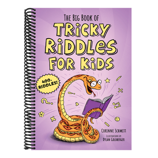 The Big Book of Tricky Riddles for Kids: 400+ Riddles! (Silly Jokes) (Spiral Bound)