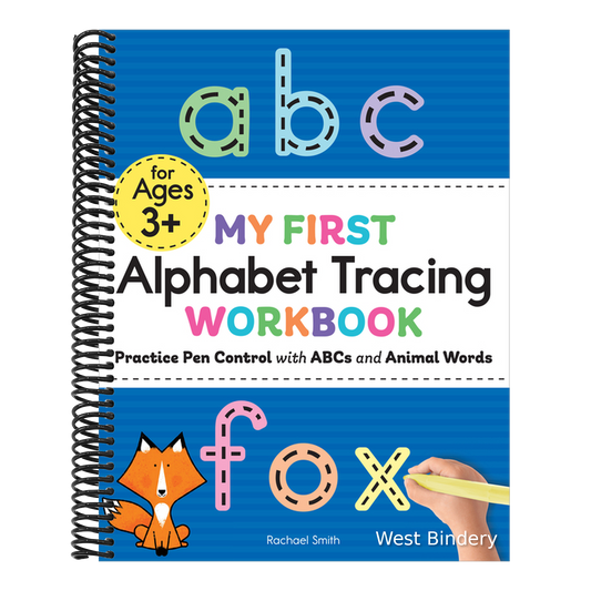 My First Alphabet Tracing Workbook: Practice Pen Control with ABCs and Animal Words