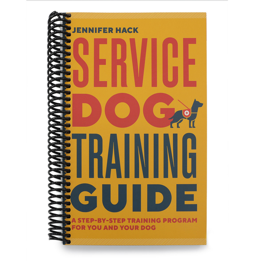 Service Dog Training Guide: A Step-By-Step Training Program for You and Your Dog (Spiral Bound)