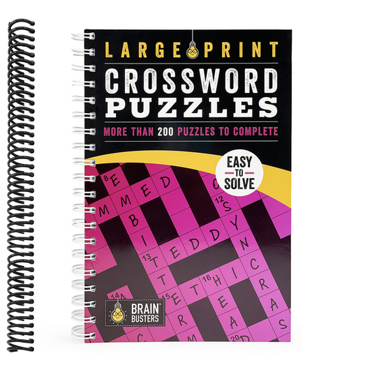 Large Print Crossword Puzzles Pink: More Than 200 Puzzles to Complete