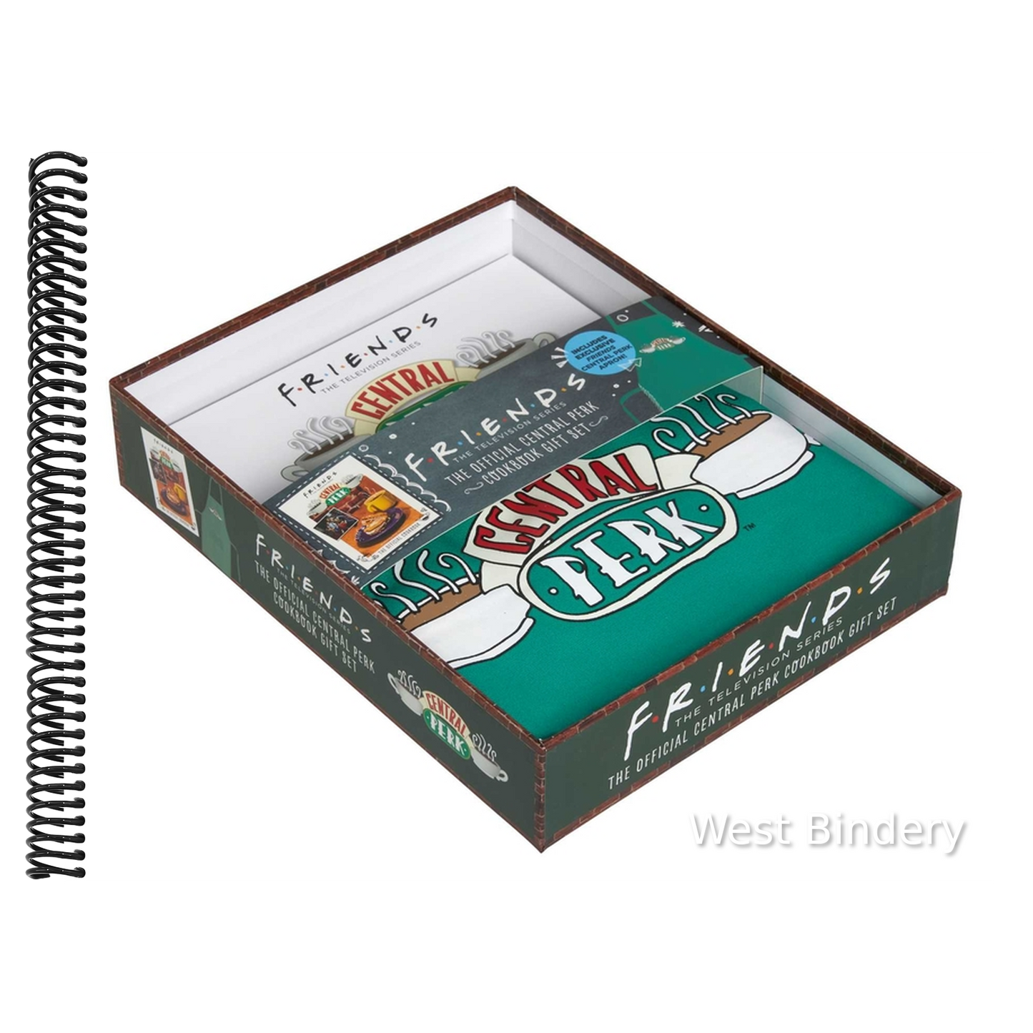 Friends: The Official Central Perk Cookbook Gift Set [With Apron]