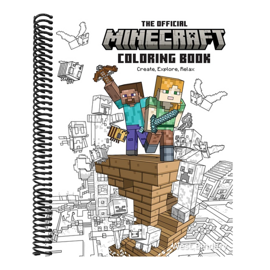 The Official Minecraft Coloring Book: Create, Explore, Relax!: Colorful Storytelling for Advanced Artists