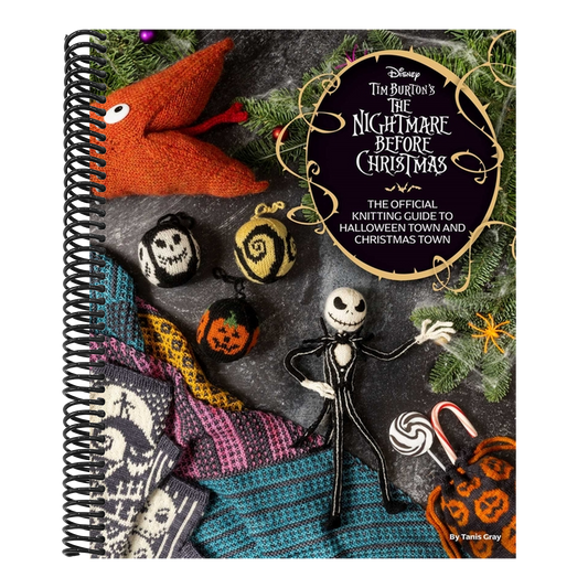 Disney Tim Burton's the Nightmare Before Christmas: The Official Knitting Guide to Halloween Town and Christmas Town (Spiral Bound)