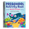 Preschool Activity Book Ocean Animals: 75 Games to Learn Letters, Numbers, Colors, and Shapes (School Skills Activity Books)