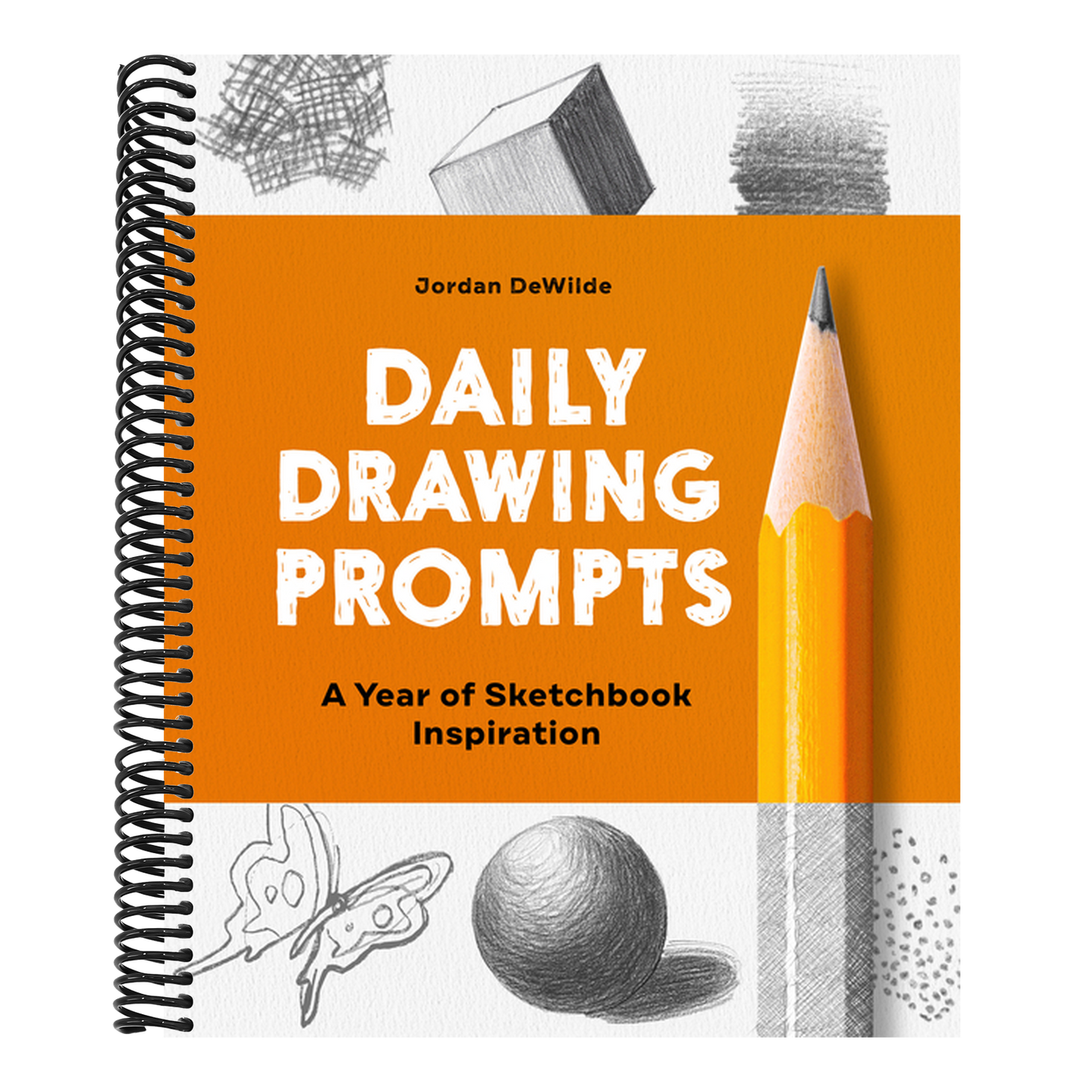 Daily Drawing Prompts: A Year of Sketchbook Inspiration (Spiral Bound)