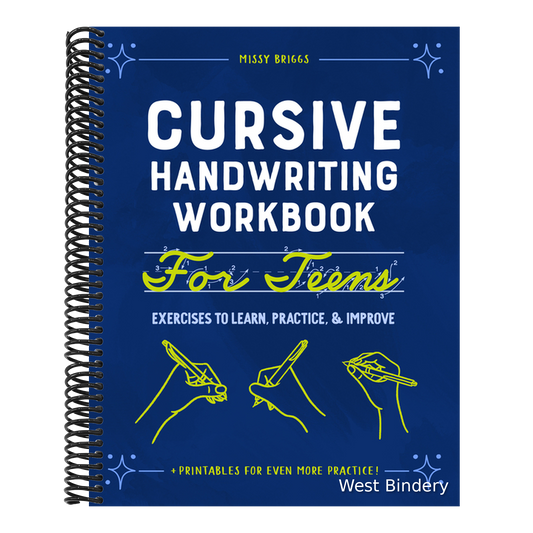 Cursive Handwriting Workbook for Teens: Exercises to Learn, Practice, and Improve