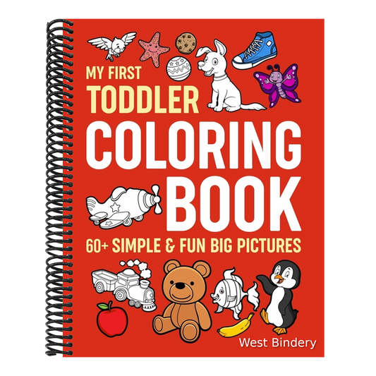 My First Toddler Coloring Book: Simple & Fun Big Pictures