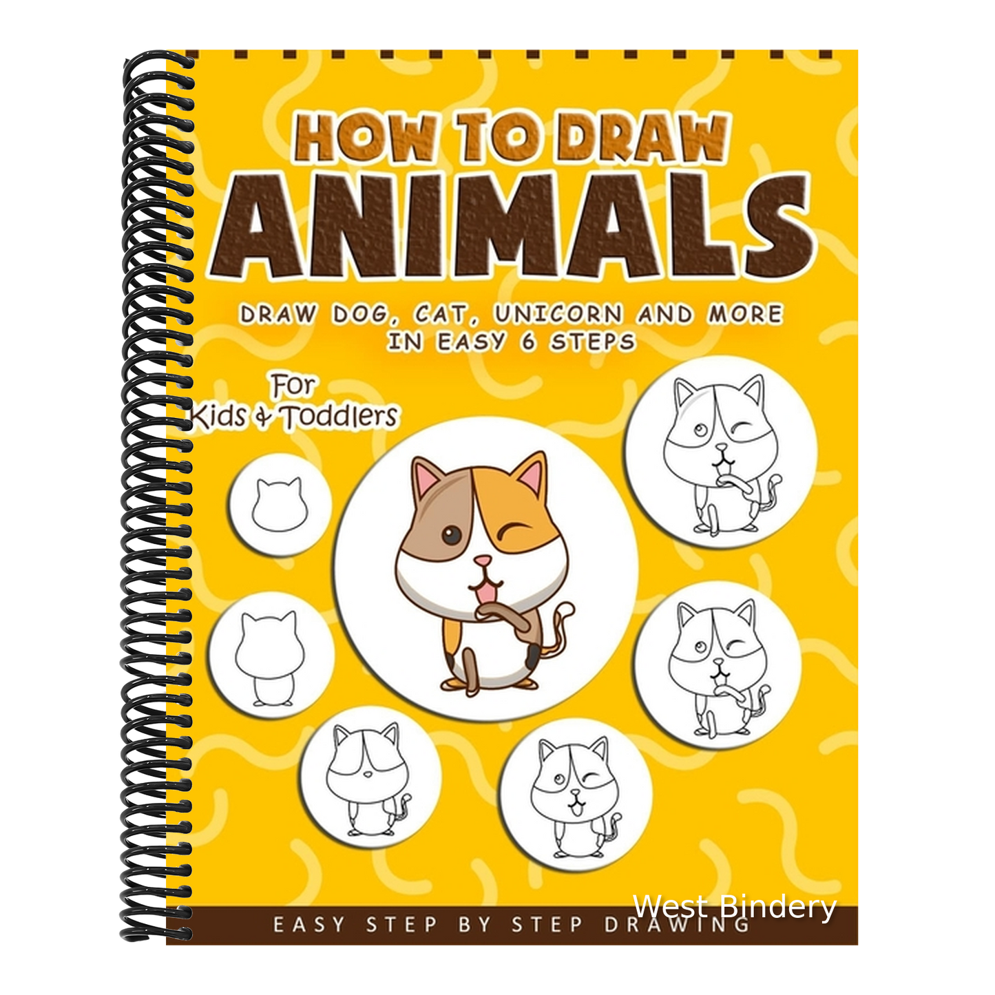 How to Draw Animals: A Fun and Easy Step-by-Step Drawing Book for Kids