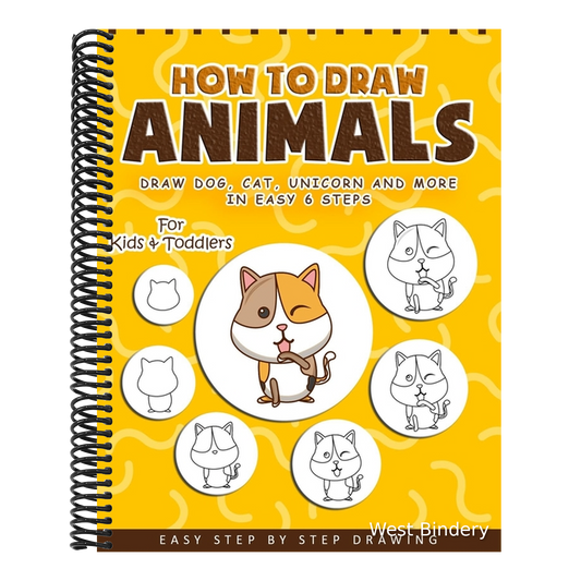 How to Draw Animals: A Fun and Easy Step-by-Step Drawing Book for Kids
