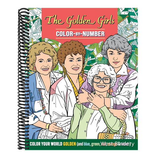 The Golden Girls Color-By-Number - Coloring Book for Teens and Adults, Officially Licensed (the Golden Girls), Analog Bag Activity