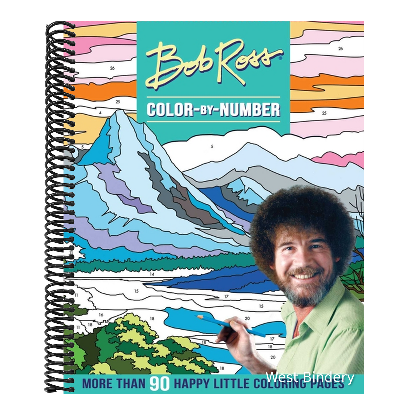 Bob Ross Color-By-Number