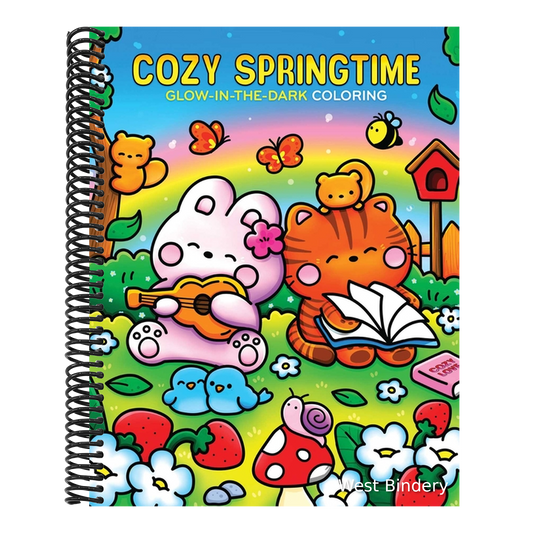Cozy Springtime Glow-In-The-Dark Coloring