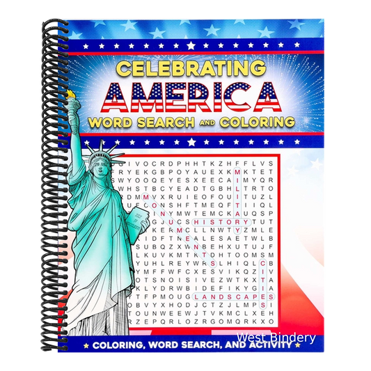 Celebrating America Word Search and Coloring