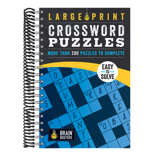 Large Print Crossword Puzzles Blue: More Than 200 Puzzles to Complete