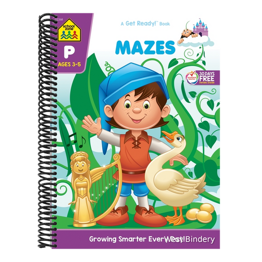 School Zone Mazes Workbook