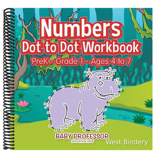 Numbers Dot to Dot Workbook PreK-Grade 1 - Ages 4 to 7