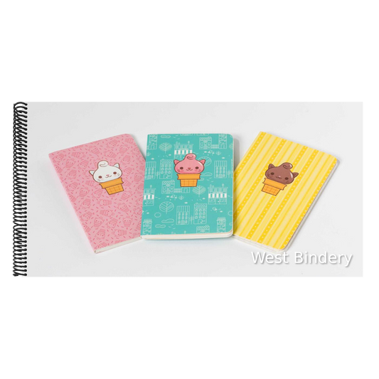 Kitty Cones Pocket Notebook Collection (Set of 3)