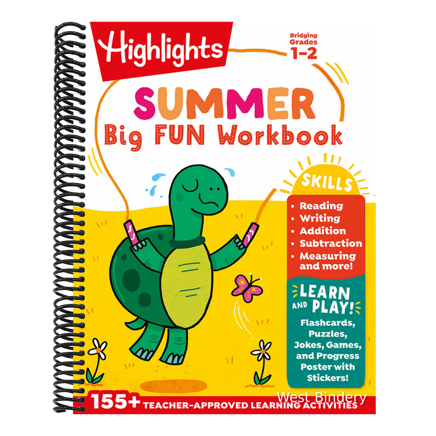 Summer Big Fun Workbook Bridging Grades 1 & 2: Summer Learning Prep for Spelling, Reading Comprehension, Language Arts and More, 1st Grade to 2nd Grad