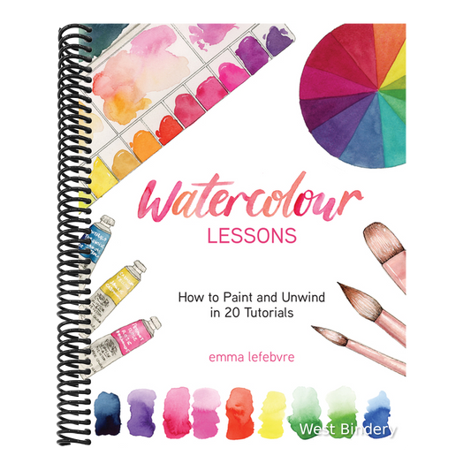 Watercolour Lessons: How to Paint and Unwind in 20 Tutorials (How to Paint with Watercolours for Beginners)