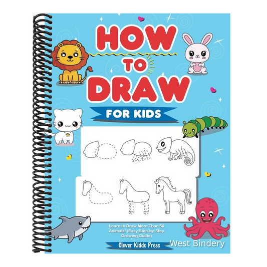 How to Draw Animals for Kids: Learn to Draw More Than 50 Animals! (Easy Step-by-Step Drawing Guide)
