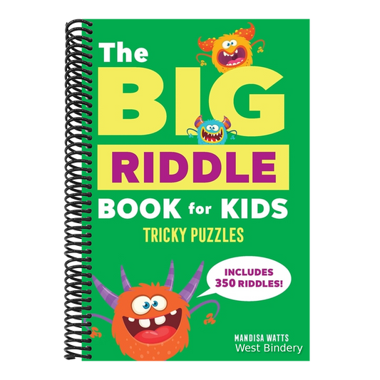 The Big Riddle Book for Kids: Tricky Puzzles