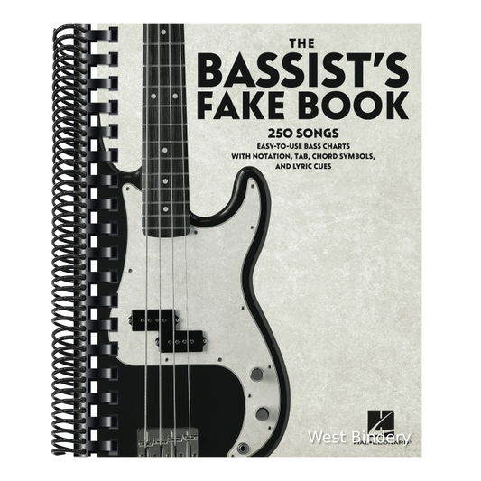 The Bassist's Fake Book: 250 Songs in Easy-To-Use Bass Charts with Notation, Tab, Chord Symbols, and Lyric Cues