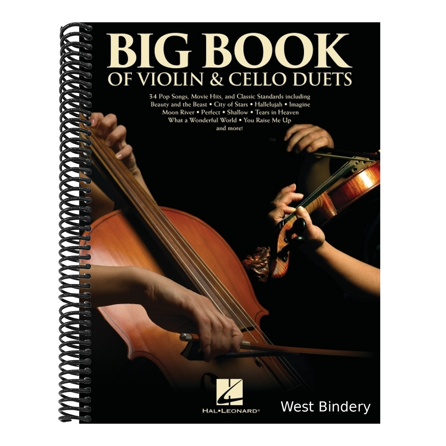 Big Book of Violin & Cello Duets: Score with Separate Pull-Out Parts