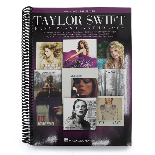 Taylor Swift Easy Piano Anthology - 2nd Edition: Easy-Level Song Arrangements with Lyrics (Revised) (Spiral Bound)