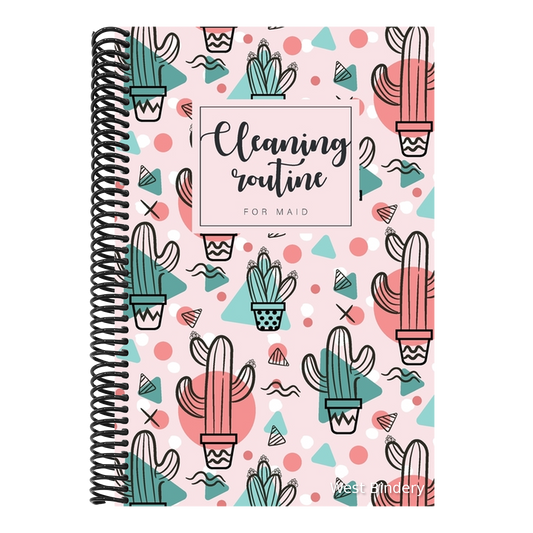 Cleaning routine for maid: Professional house cleaning checklist for maid deep office Housekeeping Checklist weekly 6x9-Paperback