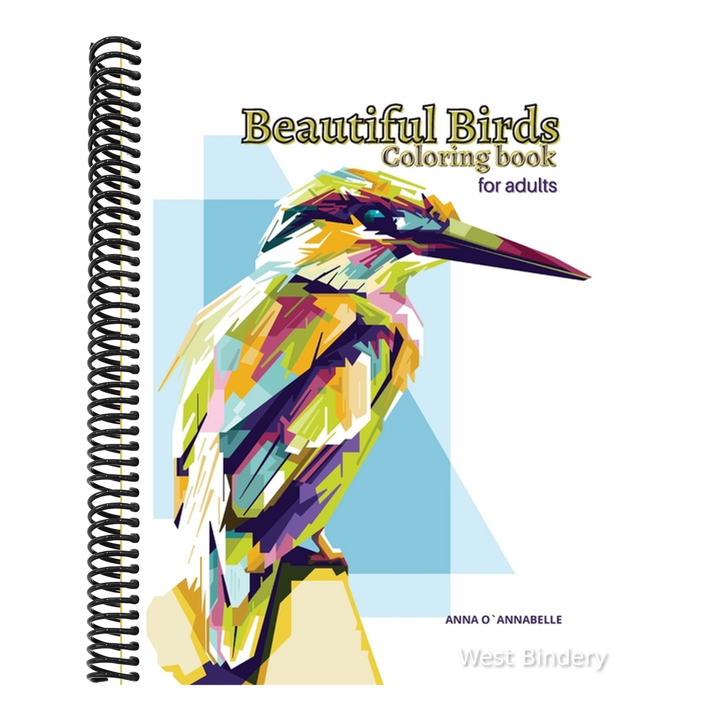 Beautiful Birds coloring book for adults