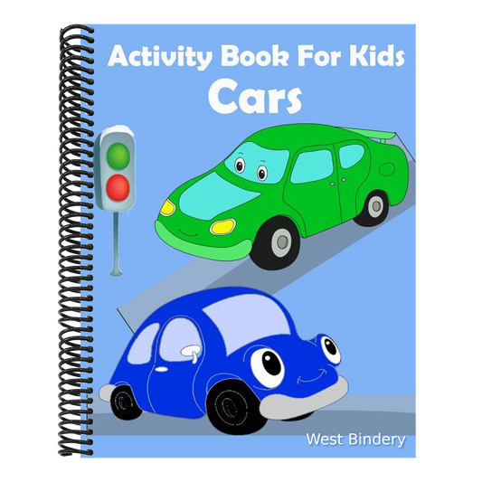 Activity Book for Kids Cars: : Activity book for kids in Cars Theme. Fun with Coloring Pages, Count the number, Match the picture, Drawing using Gr