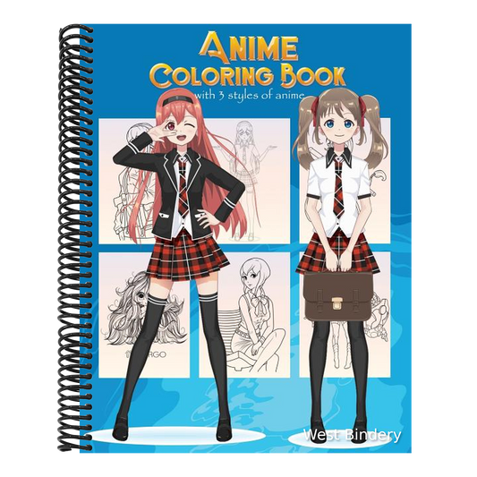 Anime Coloring Book With 3 Styles of Anime: Adorable Manga and Anime Characters set on Anime For Anime Lover, Adults, Teens (Manga coloring book)