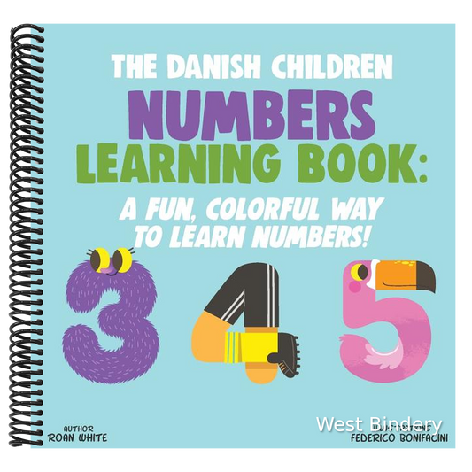 The Danish Children Numbers Learning Book: A Fun, Colorful Way to Learn Numbers!
