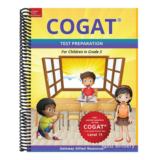 COGAT Test Prep Grade 5 Level 11: Gifted and Talented Test Preparation Book - Practice Test/Workbook for Children in Fifth Grade