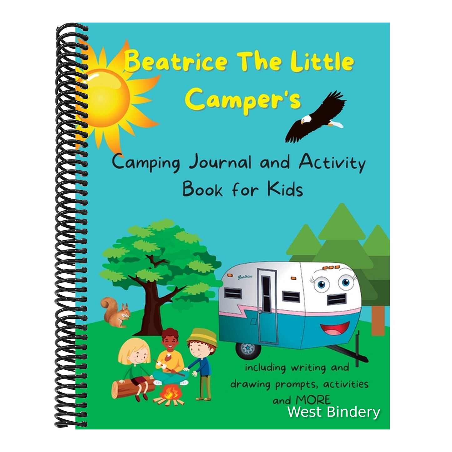 Beatrice The Little Camper's Camping Journal and Activity Book For Kids